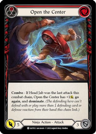 Open the Center (Red) (KAT012) [Blitz Deck: Outsiders - Katsu] - Deck Out Gaming