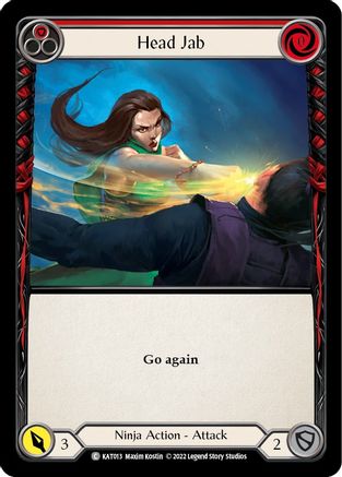 Head Jab (Red) (KAT013) [Blitz Deck: Outsiders - Katsu] - Deck Out Gaming