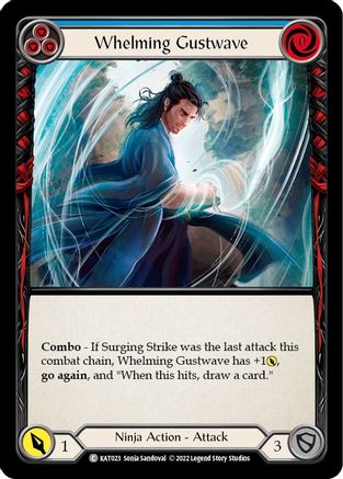 Whelming Gustwave (Blue) (KAT023) [Blitz Deck: Outsiders - Katsu] - Deck Out Gaming