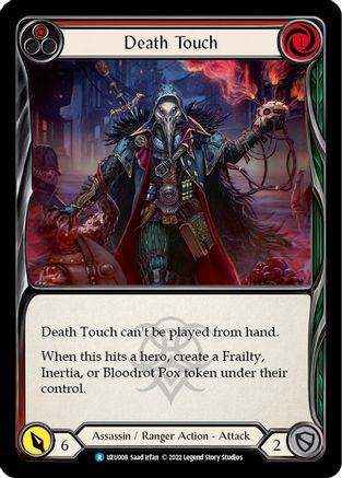 Death Touch (Red) (UZU008) [Blitz Deck: Outsiders - Uzuri] - Deck Out Gaming