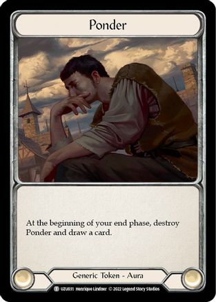Ponder (UZU031) [Blitz Deck: Outsiders - Uzuri] - Deck Out Gaming