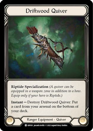 Driftwood Quiver (RIP003) [Blitz Deck: Outsiders - Riptide] - Deck Out Gaming