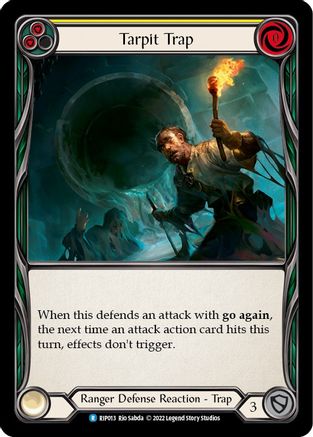 Tarpit Trap (Yellow) (RIP013) [Blitz Deck: Outsiders - Riptide] - Deck Out Gaming