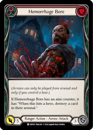 Hemorrhage Bore (Red) (RIP015) [Blitz Deck: Outsiders - Riptide] - Deck Out Gaming