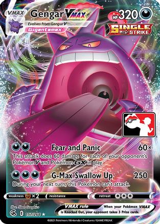 Gengar VMAX (157) [Prize Pack Series Cards] Holofoil - Deck Out Gaming