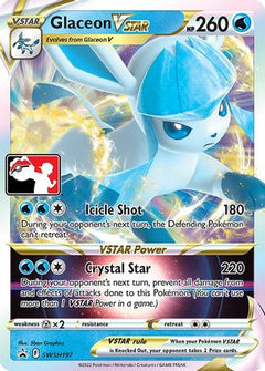 Glaceon VSTAR (SWSH197) [Prize Pack Series Cards] Holofoil - Deck Out Gaming