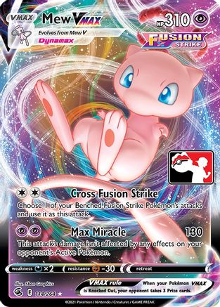 Mew VMAX (114) [Prize Pack Series Cards] Holofoil - Deck Out Gaming