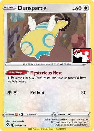 Dunsparce (207) [Prize Pack Series Cards] - Deck Out Gaming