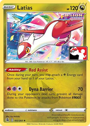 Latias (193) [Prize Pack Series Cards] - Deck Out Gaming