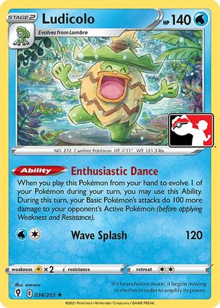Ludicolo (34) [Prize Pack Series Cards] - Deck Out Gaming