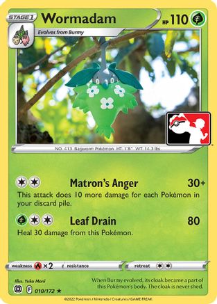 Wormadam (010) (10) [Prize Pack Series Cards] - Deck Out Gaming