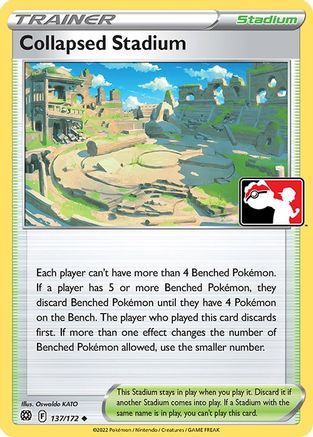 Collapsed Stadium (137) [Prize Pack Series Cards] - Deck Out Gaming