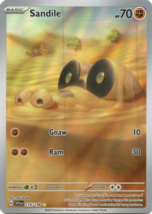 Sandile - 216/198 (216) [SV01: Scarlet & Violet Base Set] Holofoil - Deck Out Gaming