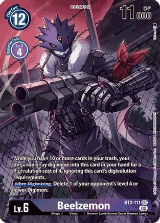 Beelzemon - BT2-111 (Alternate Art) (BT2-111) [Starter Deck 14: Beelzemon Advanced Deck Set] Foil - Deck Out Gaming