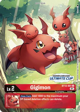 Gigimon (Ultimate Cup) (BT12-001) [Across Time] - Deck Out Gaming