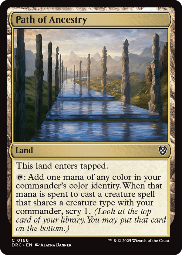 Path of Ancestry (0166) (166) [Commander: Aetherdrift] - Deck Out Gaming