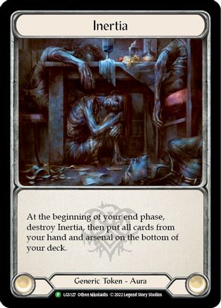 Inertia // Ponder - LGS127 (LGS127) [Flesh and Blood: Promo Cards] Cold Foil - Deck Out Gaming