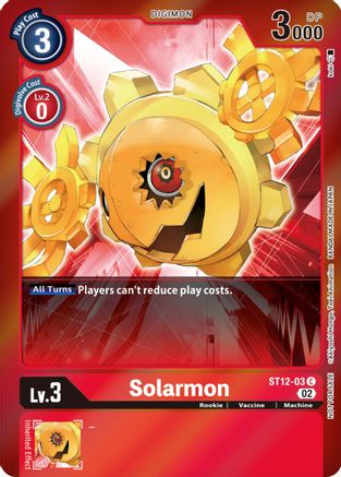 Solarmon (Event Pack 4) (ST12-03) [Starter Deck 12: Jesmon] Foil - Deck Out Gaming