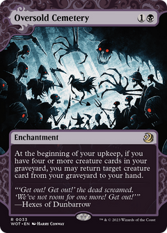 Oversold Cemetery (33) [Wilds of Eldraine: Enchanting Tales] - Deck Out Gaming
