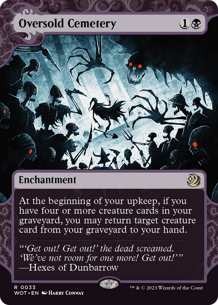 Oversold Cemetery (33) [Wilds of Eldraine: Enchanting Tales] - Deck Out Gaming