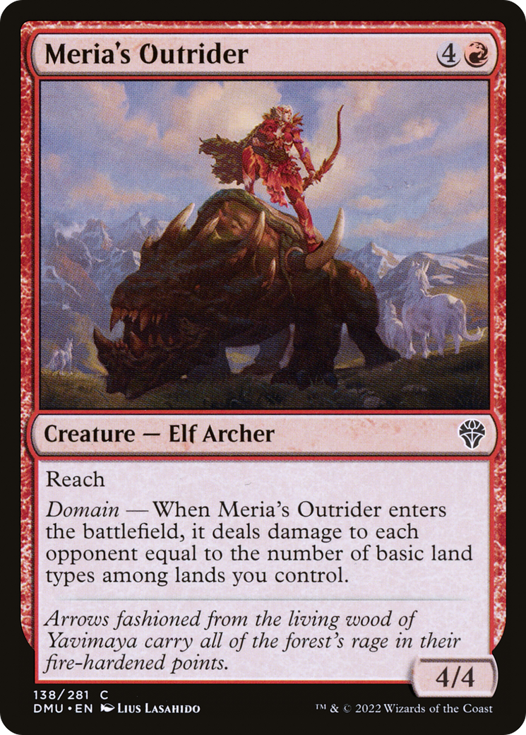 Meria's Outrider (138) [Dominaria United] foil - Deck Out Gaming