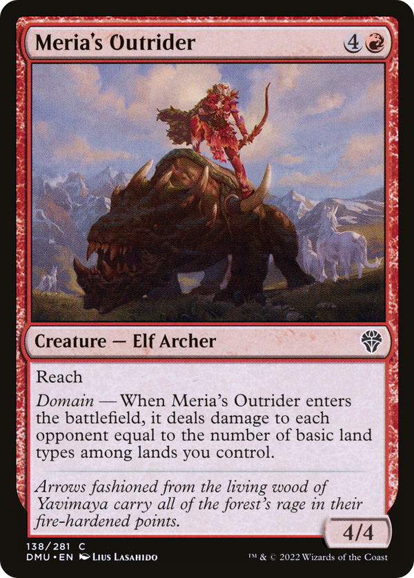 Meria's Outrider (138) [Dominaria United] foil - Deck Out Gaming