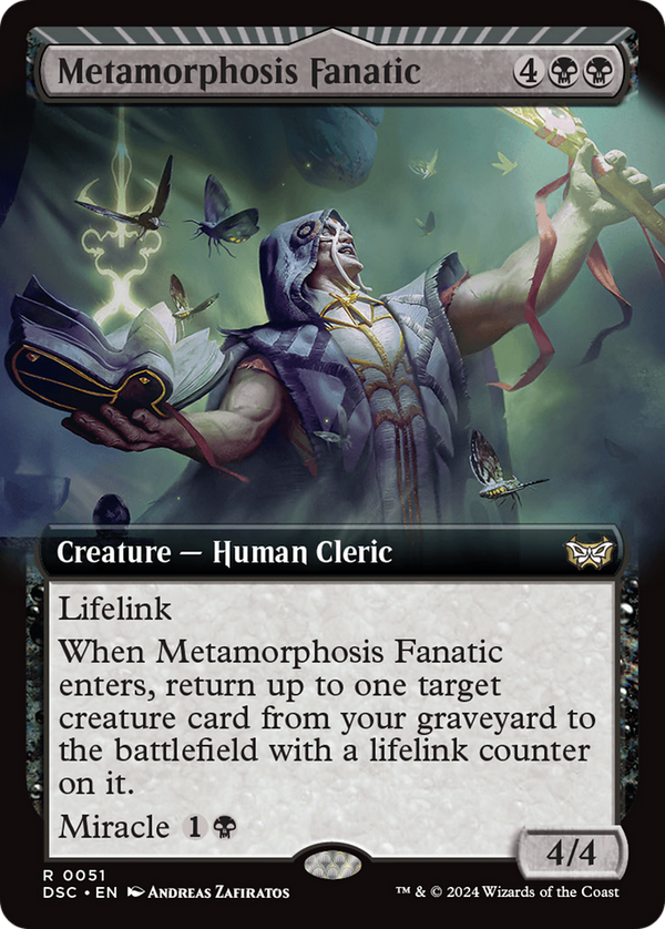 Metamorphosis Fanatic (Extended Art) (51) [Duskmourn: House of Horror Commander] - Deck Out Gaming