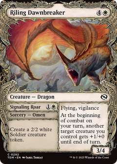 Riling Dawnbreaker (Showcase) (292) [Tarkir: Dragonstorm] foil - Deck Out Gaming