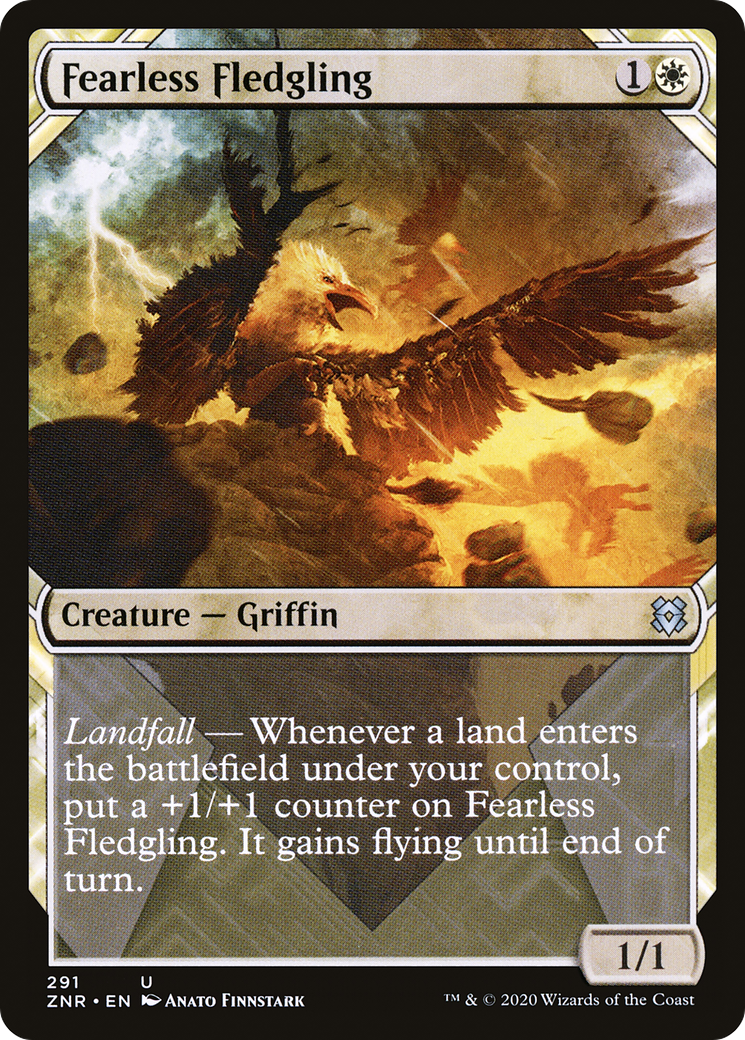 Fearless Fledgling (Showcase) (291) [Zendikar Rising] - Deck Out Gaming