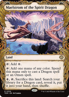Maelstrom of the Spirit Dragon (Showcase) (326) [Tarkir: Dragonstorm] foil - Deck Out Gaming