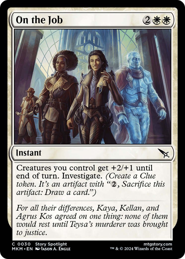 On the Job (30) [Murders at Karlov Manor] foil - Deck Out Gaming
