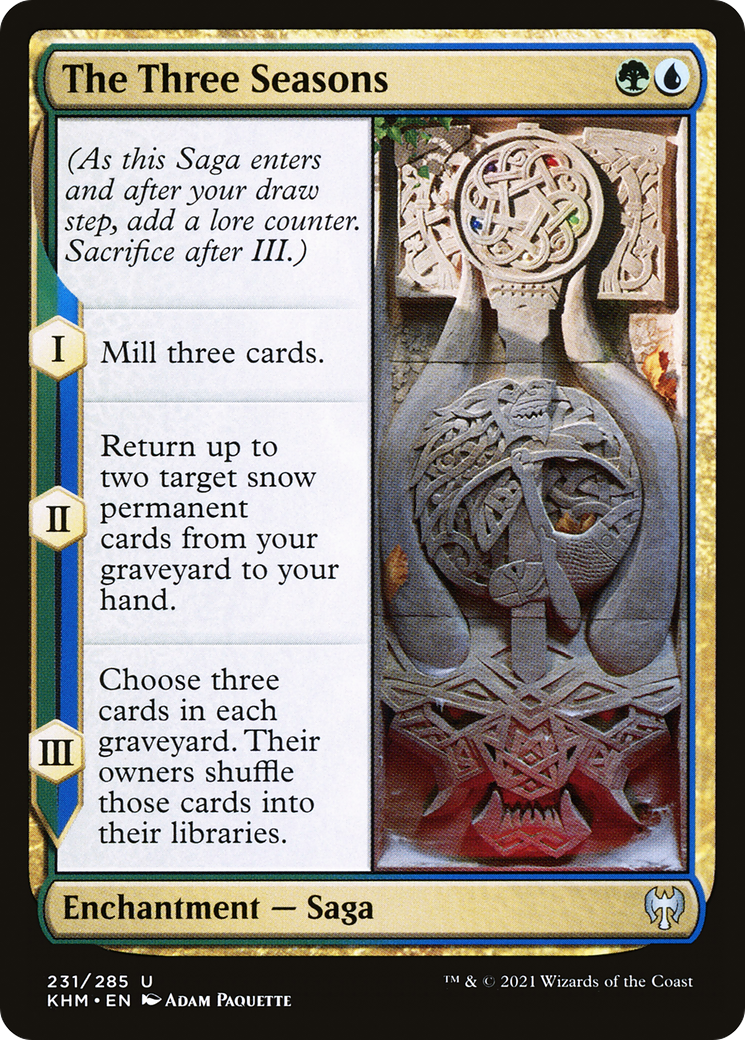 The Three Seasons (231) [Kaldheim] - Deck Out Gaming