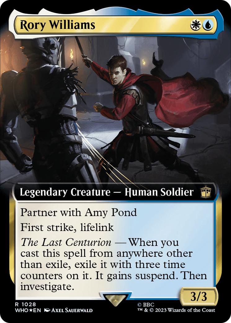 Rory Williams (Extended Art) (Surge Foil) (1028) [Doctor Who] foil - Deck Out Gaming
