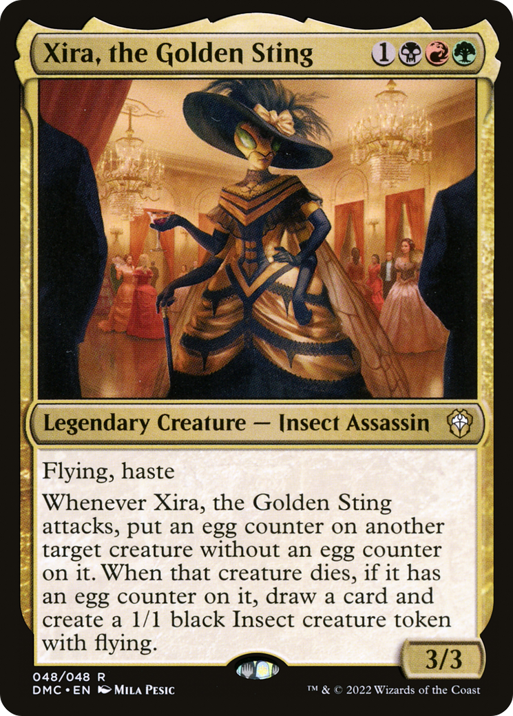 Xira, the Golden Sting (48) [Dominaria United Commander] - Deck Out Gaming