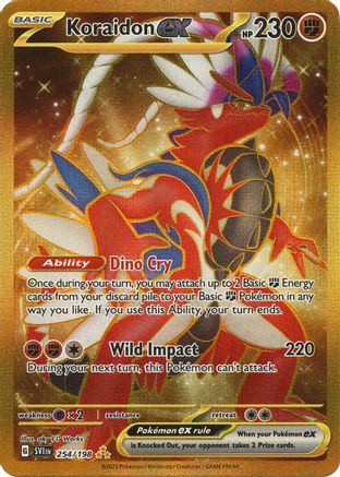 Koraidon ex - 254/198 (254) [SV01: Scarlet & Violet Base Set] Holofoil - Deck Out Gaming