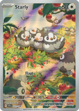 Starly - 221/198 (221) [SV01: Scarlet & Violet Base Set] Holofoil - Deck Out Gaming