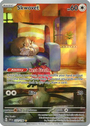 Skwovet - 222/198 (222) [SV01: Scarlet & Violet Base Set] Holofoil - Deck Out Gaming