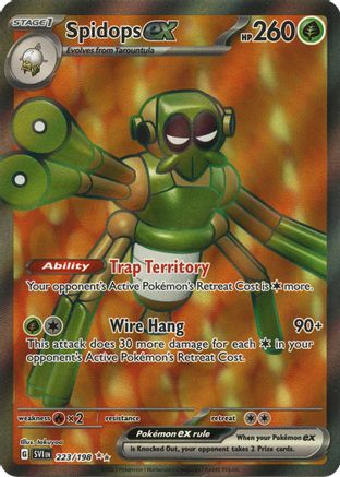 Spidops ex - 223/198 (223) [SV01: Scarlet & Violet Base Set] Holofoil - Deck Out Gaming