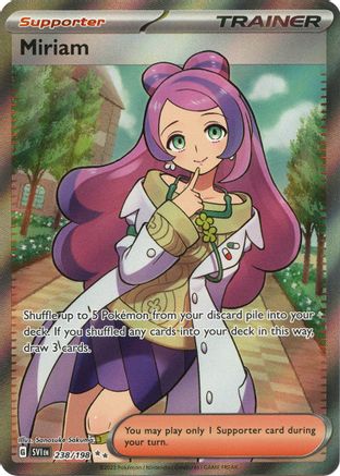 Miriam - 238/198 (238) [SV01: Scarlet & Violet Base Set] Holofoil - Deck Out Gaming