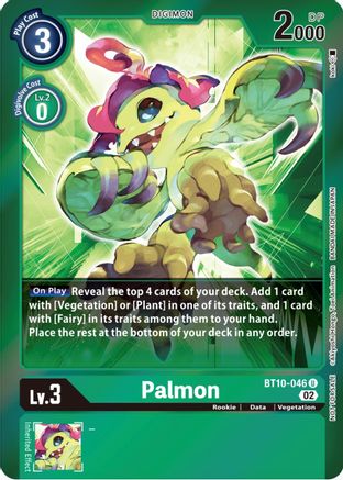 Palmon (Event Pack 4) (BT10-046) [Xros Encounter] Foil - Deck Out Gaming