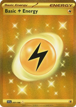 Basic Lightning Energy - 257/198 (257) [SV01: Scarlet & Violet Base Set] Holofoil - Deck Out Gaming