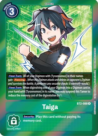 Taiga (Event Pack 4) (BT2-088) [Release Special Booster] Foil - Deck Out Gaming