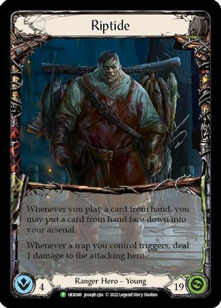 Riptide - HER080 (HER080) [Flesh and Blood: Promo Cards] Cold Foil - Deck Out Gaming