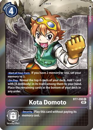 Kota Domoto (Event Pack 4) (BT7-090) [Next Adventure] Foil - Deck Out Gaming