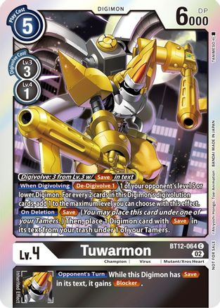 Tuwarmon (Box Topper) (BT12-064) [Across Time] Foil - Deck Out Gaming