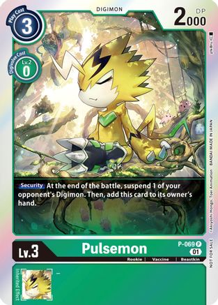 Pulsemon - P-069 (Limited Card Pack) (P-069) [Digimon Promotion Cards] Foil - Deck Out Gaming