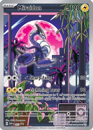 Miraidon (13) [SV: Scarlet & Violet Promo Cards] Holofoil - Deck Out Gaming