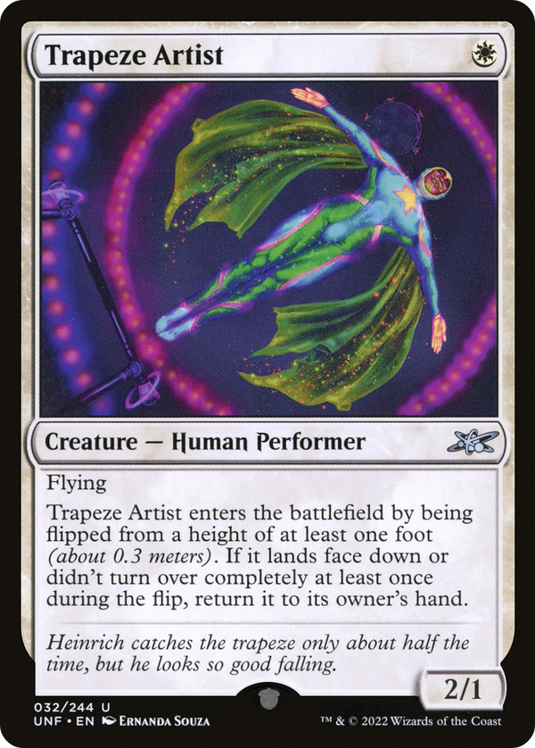 Trapeze Artist (32) [Unfinity] foil - Deck Out Gaming