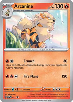 Arcanine - 011 (11) [SV: Scarlet & Violet Promo Cards] Holofoil - Deck Out Gaming