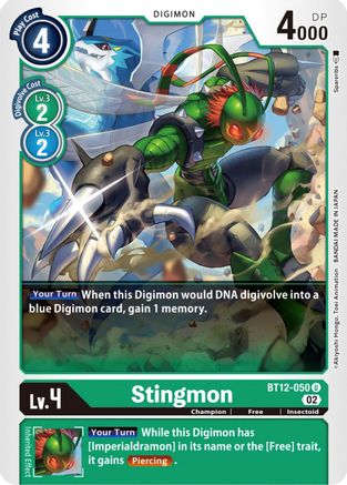 Stingmon (BT12-050) [Across Time] - Deck Out Gaming